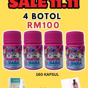 PAKEJ 4 BOTOL CHANTEK DARA